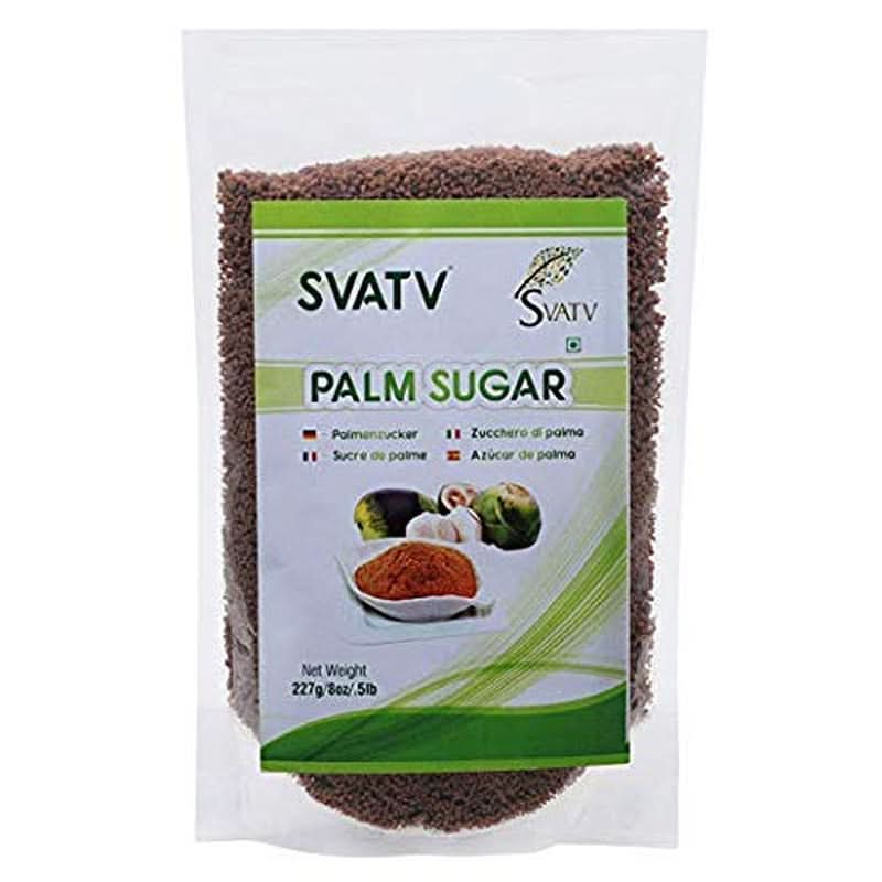 SVATV Azúcar moreno de palma en polvo, 227 gramos Edulcorantes Naty Shop