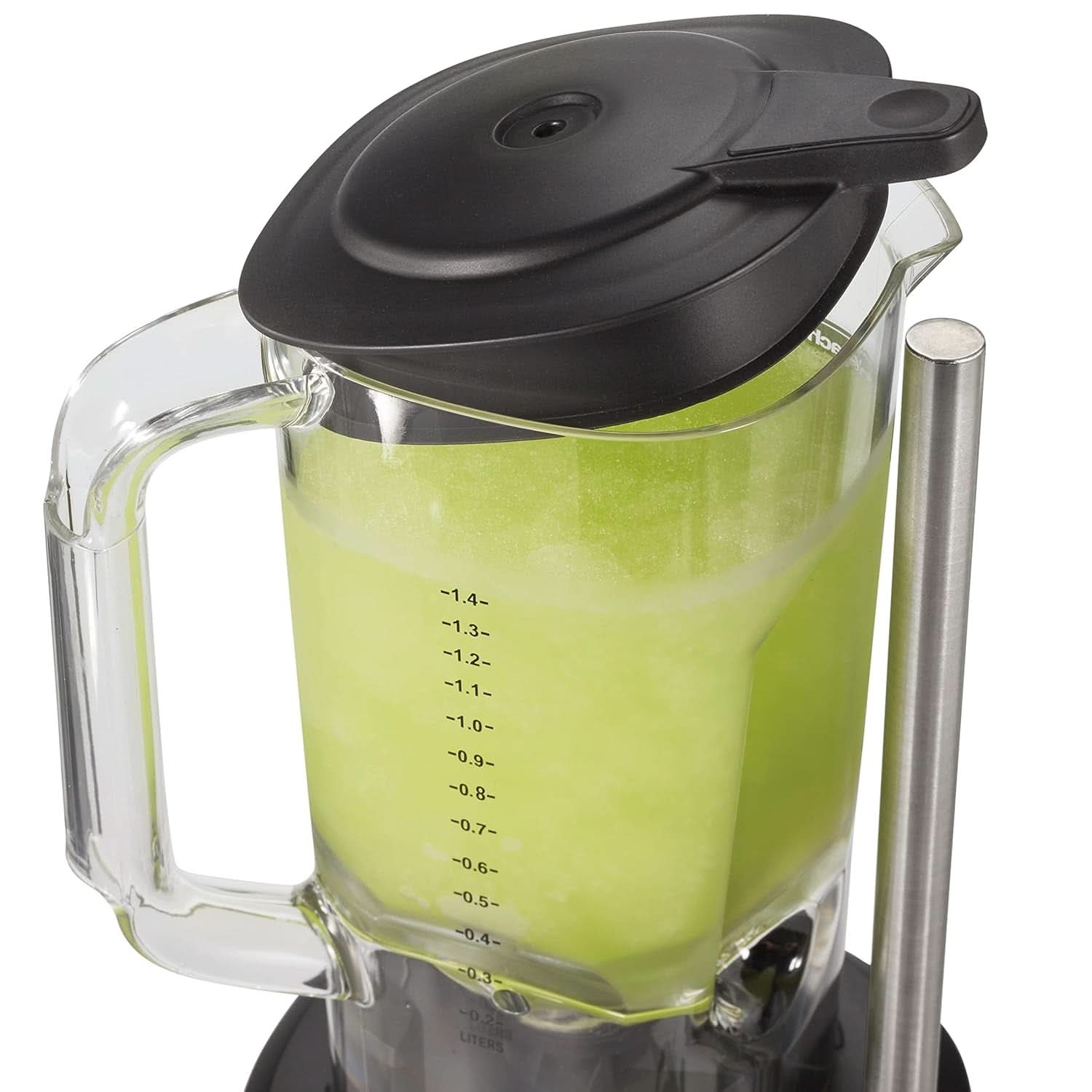 Hamilton Beach Commercial® 908®R Batidora de Barra, HBB908R-CE, 1 HP, Recipiente de Policarbonato de 1,3 L, 2 Velocidades, 220-240V, Cocina Negra Naty Shop