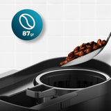 Cecotec Coffee 66 Grind & Drop Essential cafetera de goteo. 1086 W, Molinillo de Cuchillas, Hasta 12 Tazas, Tecnología Extreme Aroma, Digital, Acero Inoxidable, Apagado Automático.