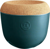 EH348763 Olla para ajos, cerámica, 14,6 x 14,6 x 13,4 cm, cerámica, Grand Cru, 14,6 x 14,6 x 13,4 cm Cajas para guardar alimentos Naty Shop Llama azul