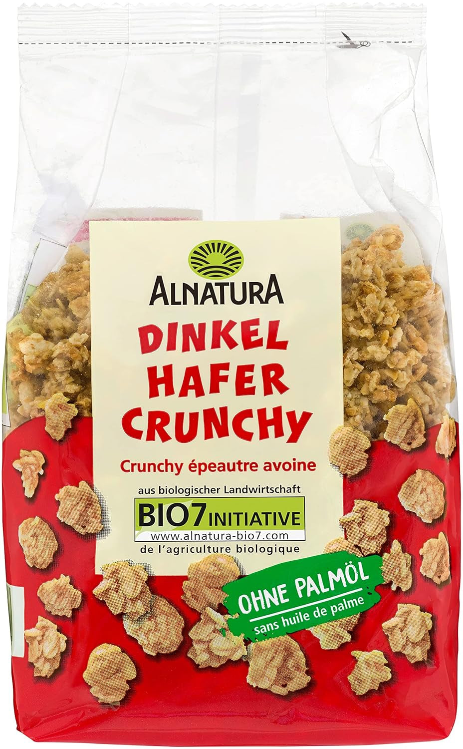 Crujiente con espelta y avena ecológica, 375g