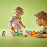 LEGO DUPLO Tren de Animales, Tren de Juguete con Ruedas, Figuras de Animales de Construcción y Reconstrucción Creativas, Juguete Educativo para Niños Pequeños, Regalo de Cumpleaños para Amantes de los Animales Niñas y Niños 1½ Años 10412 Juegos de Construcción Besuche den LEGO-Store
