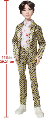 Mattel GKC92 - Figura de acción BTS Idol Suga, juguete coleccionable K-Pop Merch, multicolor