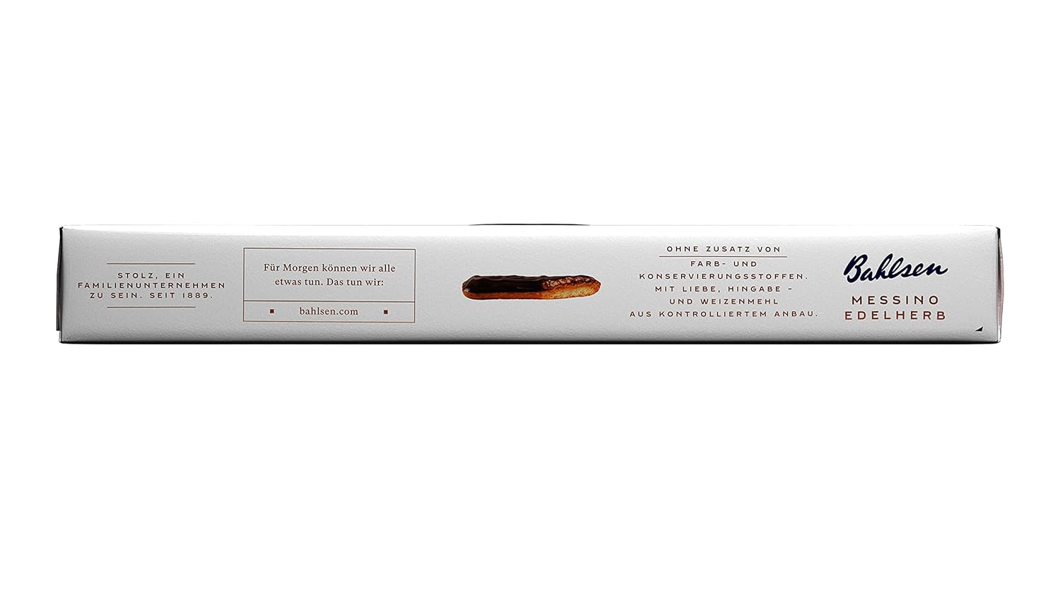 Bahlsen Messino Edelherb - Paquete de 4 - Masa esponjosa con relleno de chocolate y naranja Edelherb (1 x 125 g)