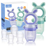 Tétine Pour Bébé/Tétine à Fruit/Tetine Grignoteuse Bebe/Tétine D'alimentation Pour Bébé - Toy de Dentition Pour Bébé, Sans BPA (Paquete de 2)