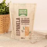 - Panel Cristalizado Orgánico, Azúcar Puro, Edulcorante Ecológico, Jugo de Caña Natural - 500G, Pack de 12 Edulcorantes Naty Shop