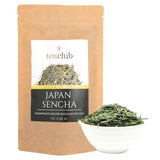 Té verde japonés Sencha suelto 100g, té verde japonés de Kyushu, variedad de arbusto Oku Midori, Té verde Teaclub