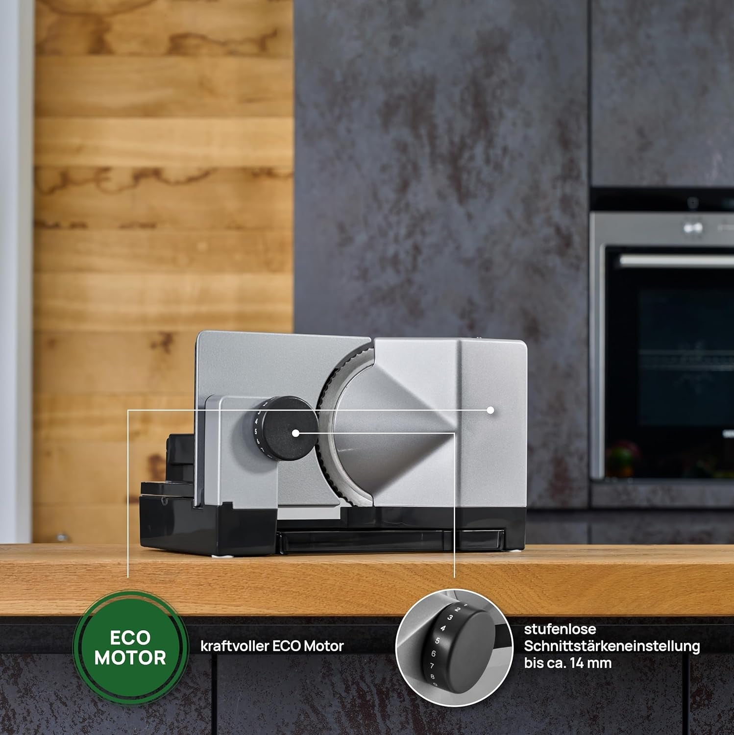 Cortadora eléctrica multifuncional Ritter E 18 para zurdos Made in Germany Trituradoras y cortadoras Naty Shop