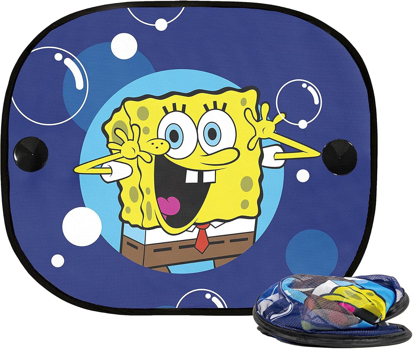 Bob Esponja Almohada cervical Bob Esponja para niños. Viaje súper cómodo, azul Cojines de viaje Naty Shop Sombrillas laterales