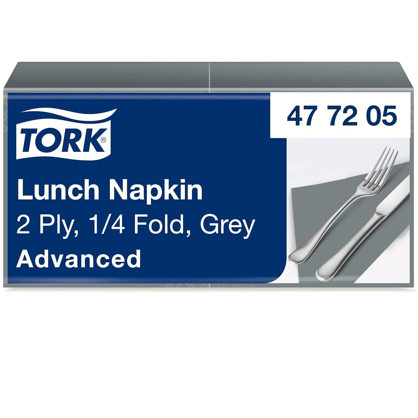 Tork 477840 Servilletas de almuerzo color lima / Servilletas de 2 capas para comidas pequeñas o refrigerios / Calidad avanzada / Servilletas de papel 10 x 200 (2000) / 32,6 x 33 cm (largo x ancho) / Pliegue 1/4