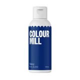 Color Mill Blend Colorante alimentario a base de aceite, color azul marino - Colorante alimentario para chocolate, fondant, muffins, tartas, repostería, macarrones - Colorante alimentario para decorar tartas - 100 ml