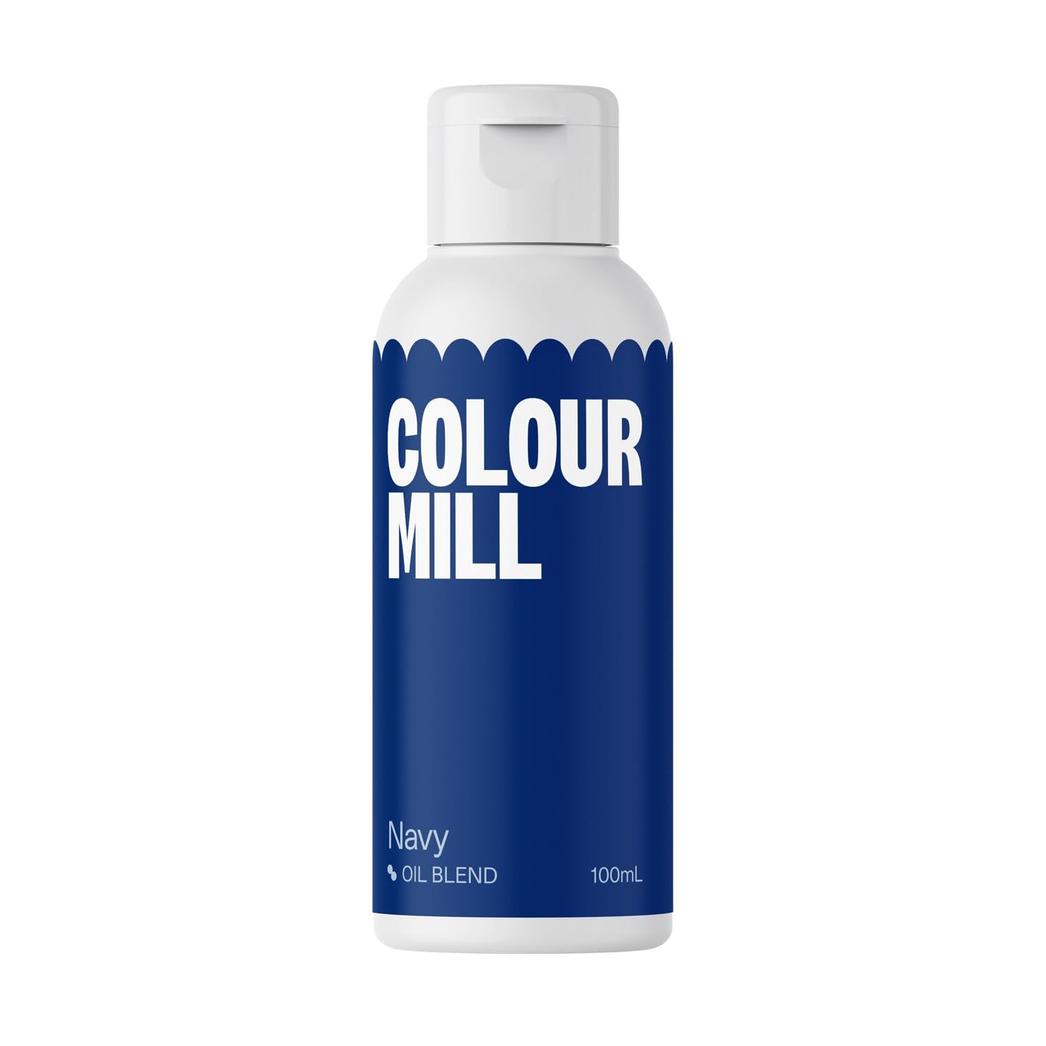 Color Mill Blend Colorante alimentario a base de aceite, color azul marino - Colorante alimentario para chocolate, fondant, muffins, tartas, repostería, macarrones - Colorante alimentario para decorar tartas - 100 ml