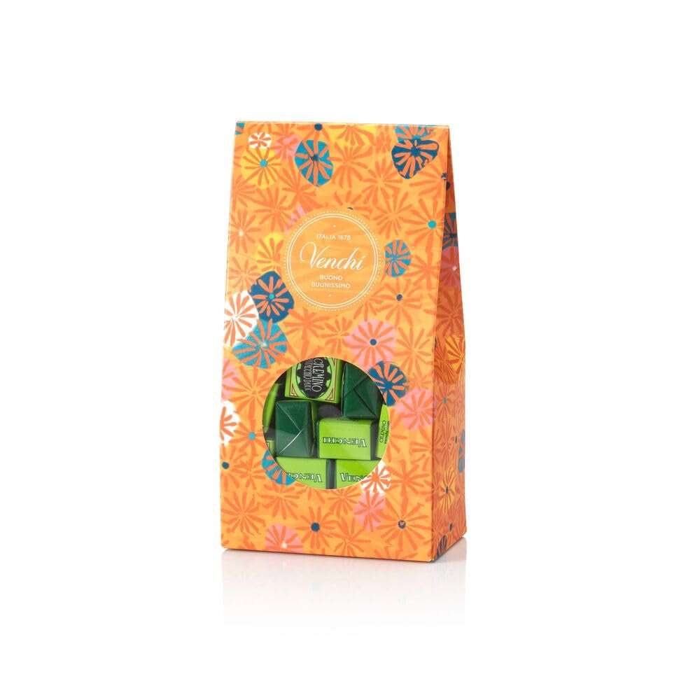 Venchi - Caja de regalo Murrine con bombones cremino de pistacho, chocolate blanco, 305 g, sin gluten, sin colorantes artificiales, sin conservantes - Idea de regalo perfecta