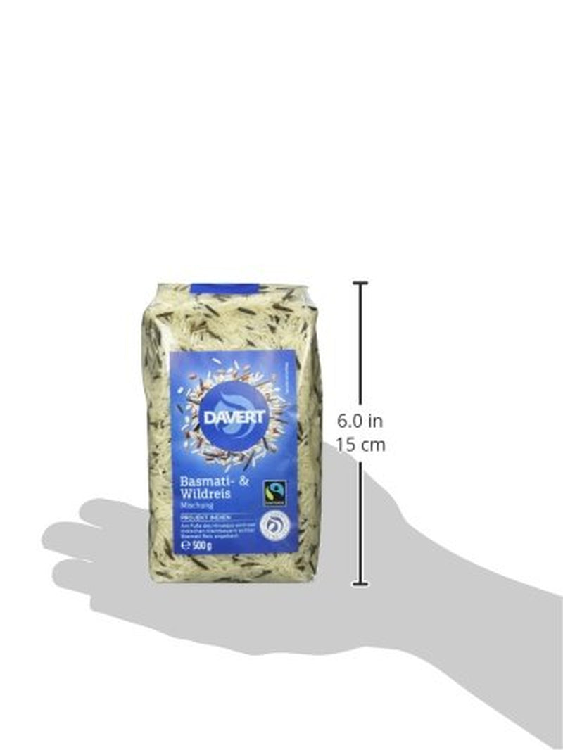 Davert Mezcla de arroz basmati y salvaje, orgánica, 500 g