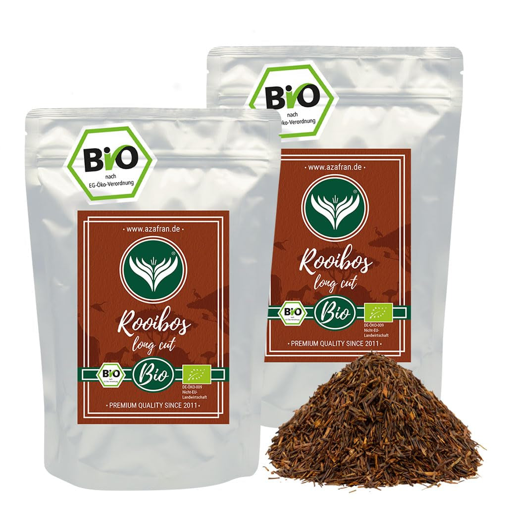 Azafran Té Rooibos BIO suelto - Té rooibos natural 500 g