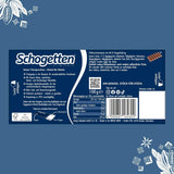 Barra de chocolate Schogetten Nougat 100g, en porciones individuales. Una delicia. Pieza por pieza.