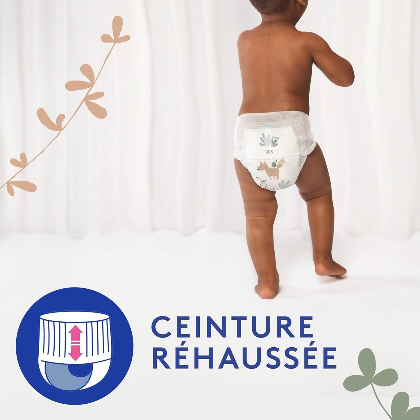 Douceur Naturelle - Braguitas, Talla 6 (16-26 kg) pack 1 mes - 112 braguitas