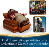 LEGO Harry Potter Cabaña de Hagrid: Set de visita inesperada con 5 minifiguras y 2 figuras de animales, regalo para mujeres y hombres, juguete de aventuras mágicas, set de fantasía 76428 Juegos de construcción Beuche den LEGO-Store