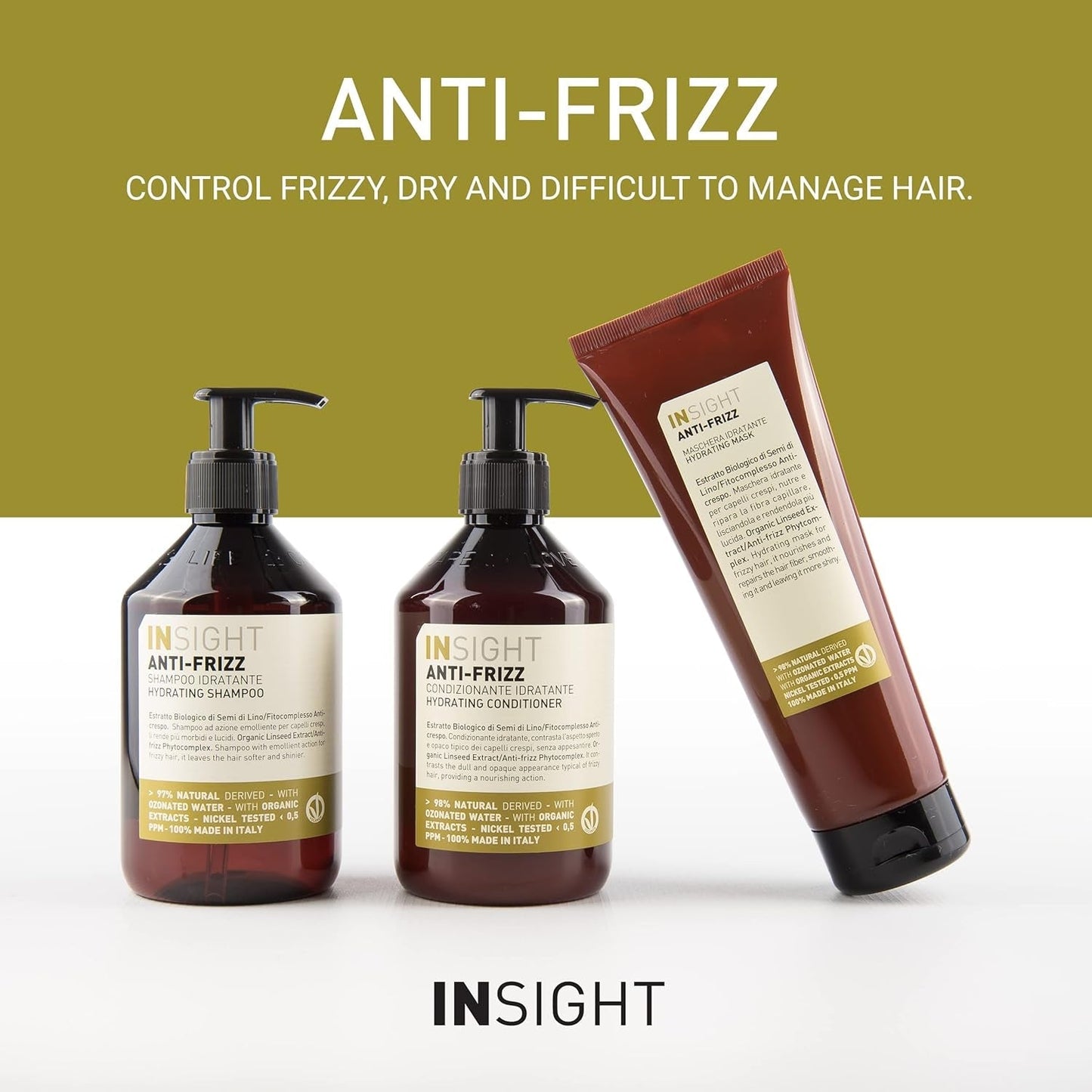 MASCARILLA HIDRATANTE ANTI-FRIZZ 250 ml Naty Shop mascarilla capilar