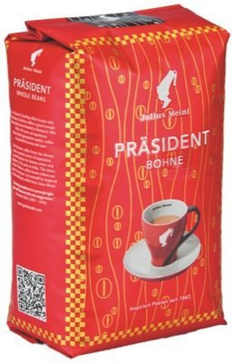 Café Julius MEINL President, en grano entero, 5 paquetes de 500 g cada uno, 2,5 kg en total