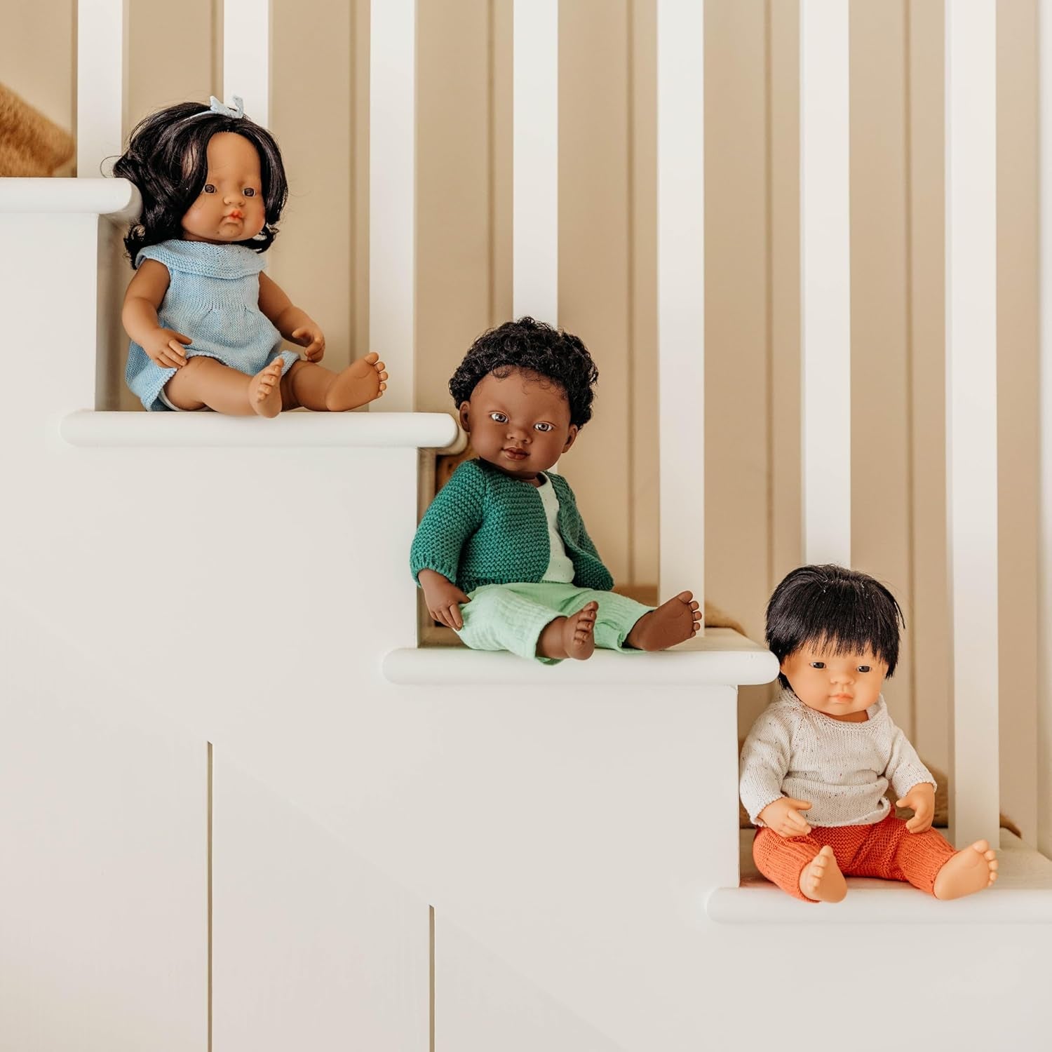 Miniland Muñeco Bebé Niño Asiático 38cm-31055