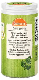 Ostmann Gewürze - Cinturón de seguridad Kerbel | Kräuternote für Lammgerichten und deftige Eintöpfe | 8 g en Der Streudose