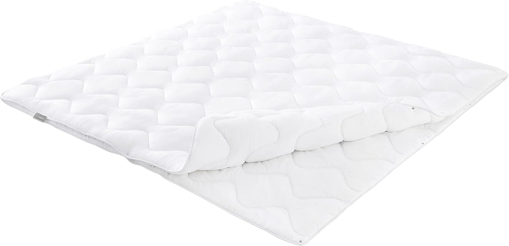 Manta básica Traumnacht 4 estaciones, Para todas las estaciones, Con cómoda y suave funda de microfibra de 135 X 200 Cm, Blanco, Certificado Oeko Tex, Desarrollada en Alemania Edredones y colchas Naty Shop 4 estaciones 135 X 200 Cm