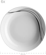 Mäser vajilla combinada, porcelana TAJO, blanco, 40 x 60 x 40 cm