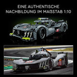 LEGO 42156 Technic Peugeot 9X8 24H Le Mans Hypercar híbrido Coche de carreras legendario Kit de modelo para adultos Coche de deportes de motor a escala 1:10 Coleccionable para jugadores avanzados Kits de construcción Besuche de LEGO-Store