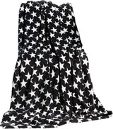 Celinatex manta mullida 150 x 200 cm manta burdeos sofá sofá manta suave estrellas microfibra polar Oeko-Tex Moonlight camas y fundas Besuche den CelinaTex-Store Estrellas negras 150 x 200 cm