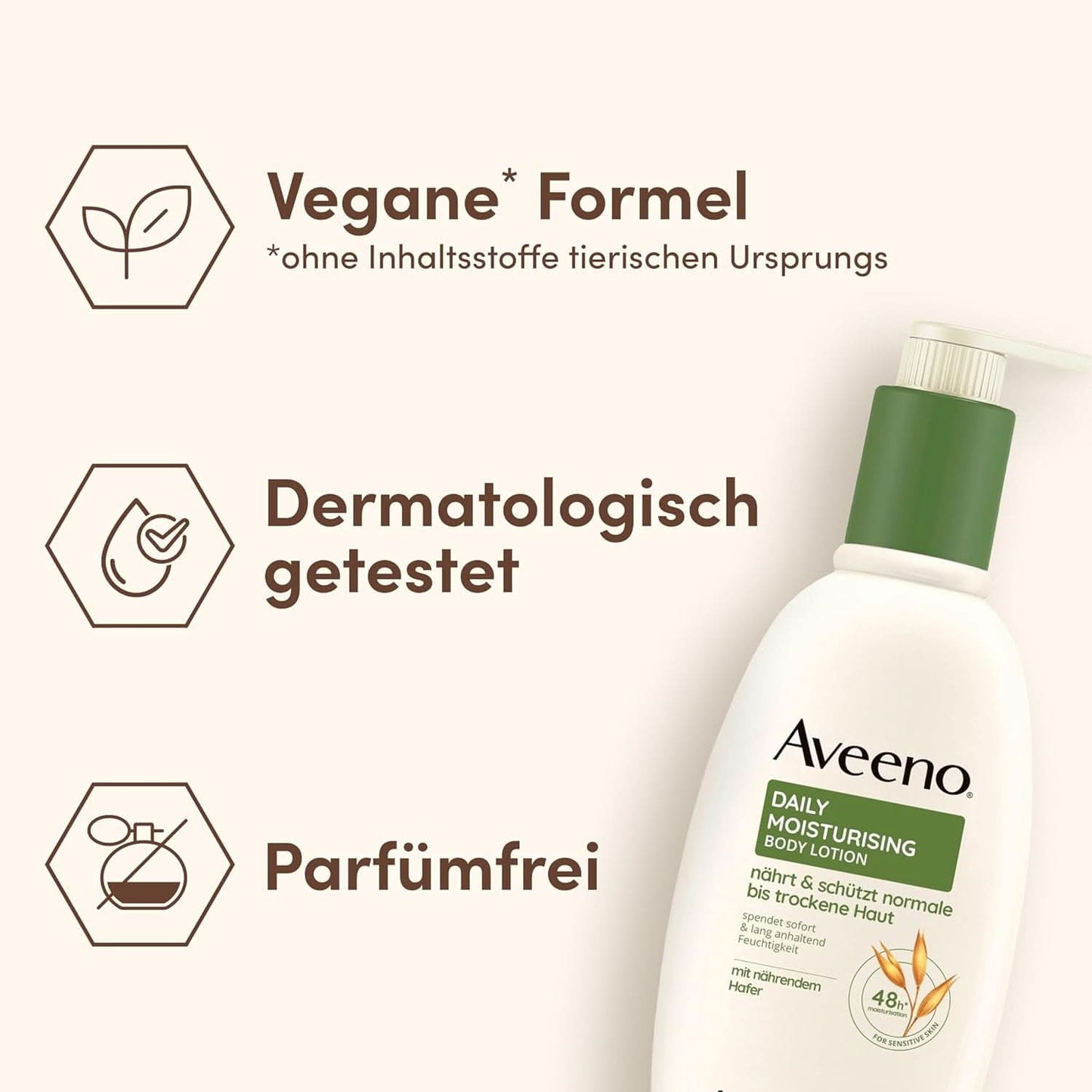 Aveeno Loción Corporal Hidratante Diaria, 300 ml Cosmética y Belleza Naty Shop