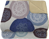 Ropa de cama italiana Fantasy Microfibra Verano 1,5 plazas Murrine Edredones y edredones Naty Shop