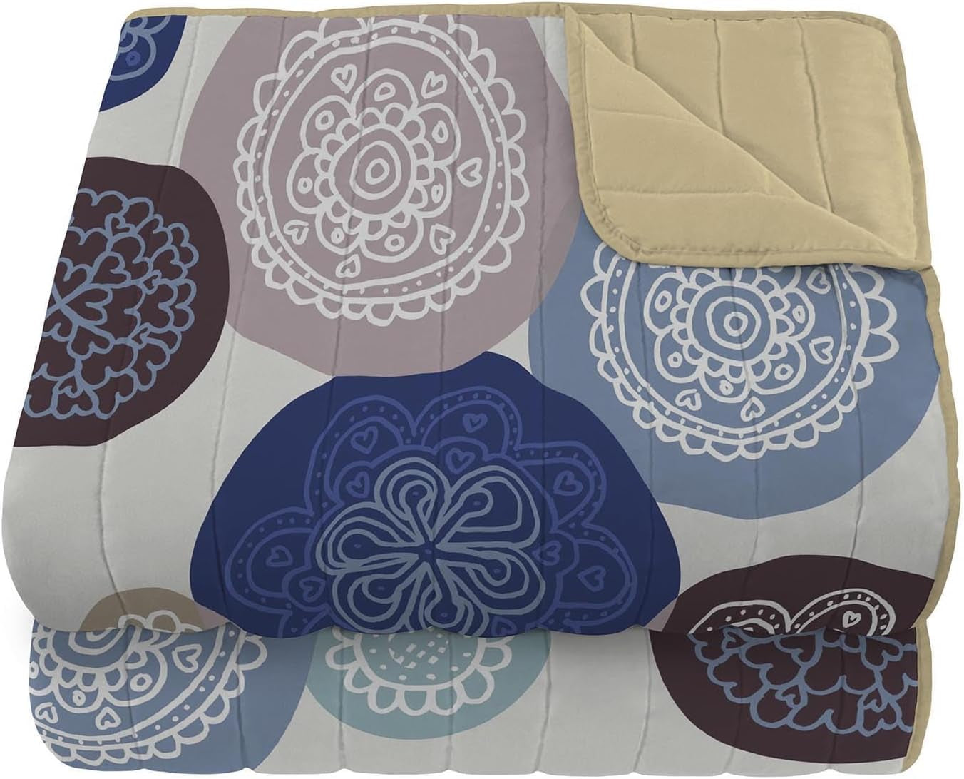 Ropa de cama italiana Fantasy Microfibra Verano 1,5 plazas Murrine Edredones y edredones Naty Shop