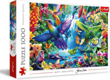 Trefl 10880 Colibríes en los Trópicos 1000 Piezas - Rompecabezas de Aves de Bricolaje, Entretenimiento Creativo, para Adultos y niños Mayores de 12 años, Rompecabezas Multicolor Naty Shop Default Title