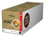 Dallmayr Crema d´Oro, XXL-Vorratsbox & Dallmayr Crema d´Oro intensa (48 Kaffeekapseln, Intensität 9 von 12, 100% Arábica-Bohnen), paquete de 3 (3x16 Kapseln)