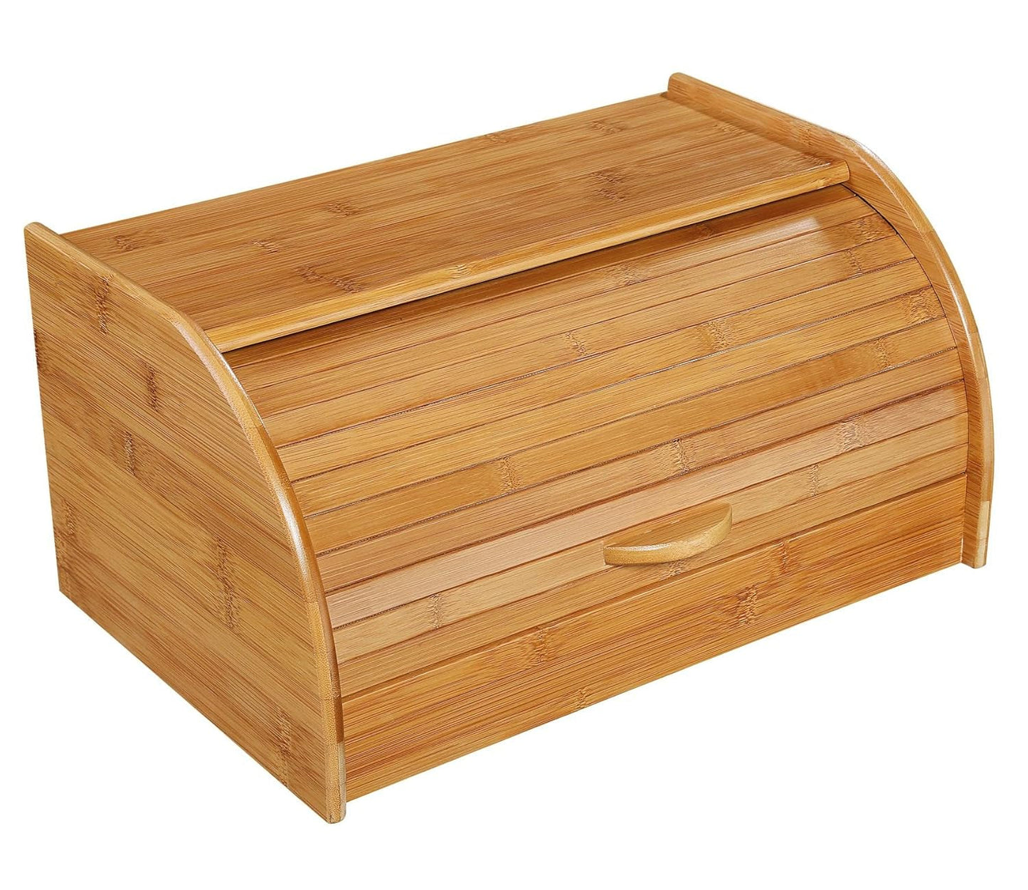 54118 Cesta para pan, bambú 40 x 26 x 20 cm, marrón, 40,x 27,5 x x 21,5 cm Cajas para guardar alimentos Naty Shop Título predeterminado