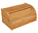 54118 Cesta para pan, bambú 40 x 26 x 20 cm, marrón, 40,x 27,5 x x 21,5 cm Cajas para guardar alimentos Naty Shop Título predeterminado