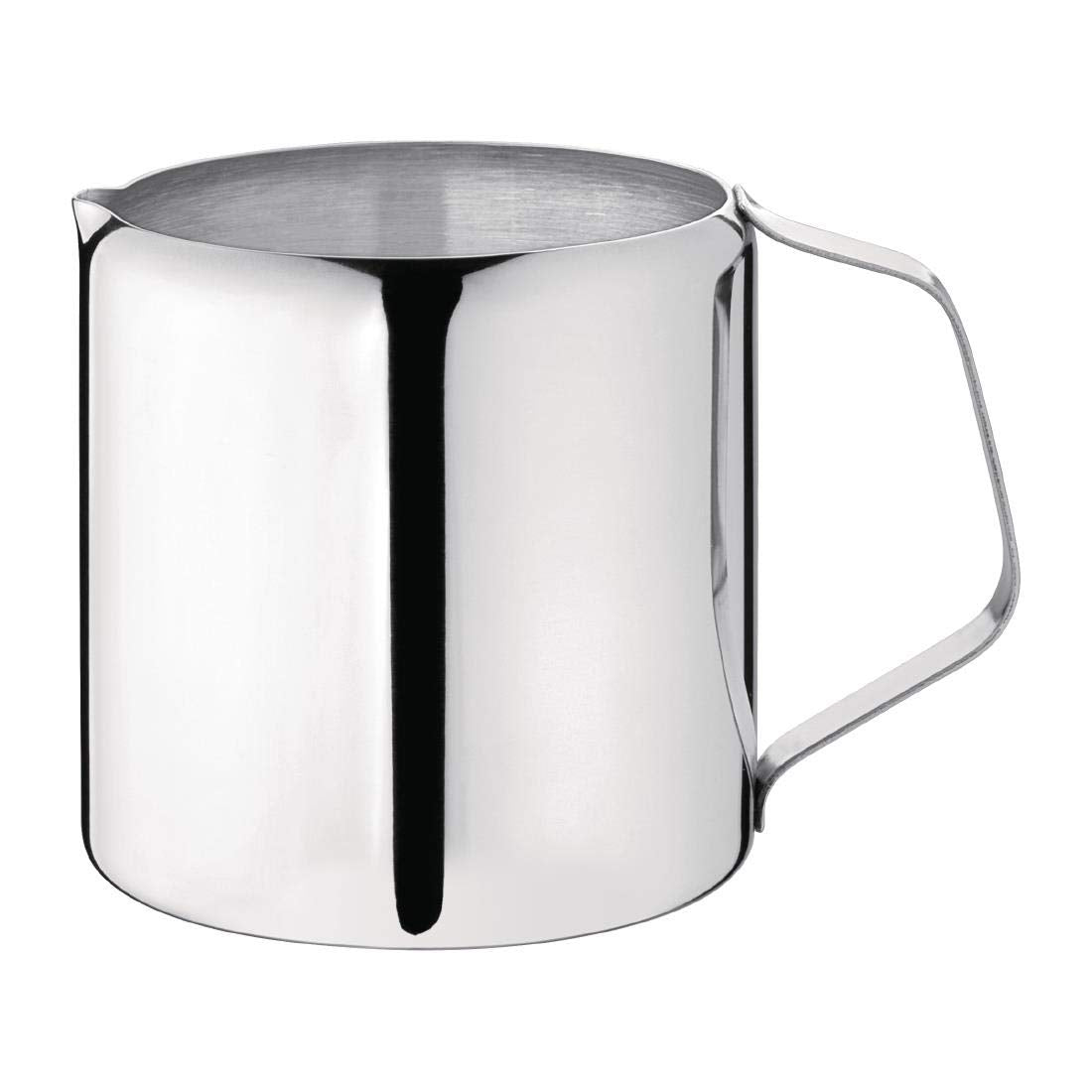 Taza de leche Olympia Concorde, acero inoxidable, 75 x 75 mm, taza, crema, jarra