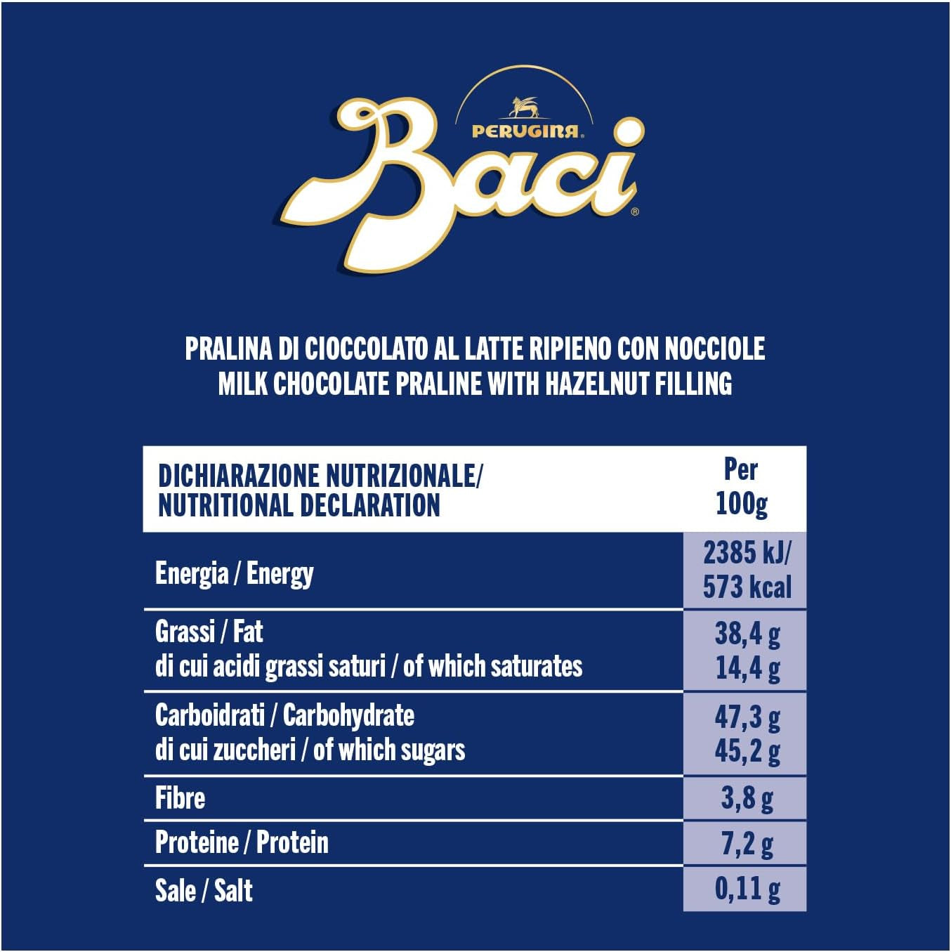 Bombones con relleno de chocolate con leche y avellanas, caja de 200g