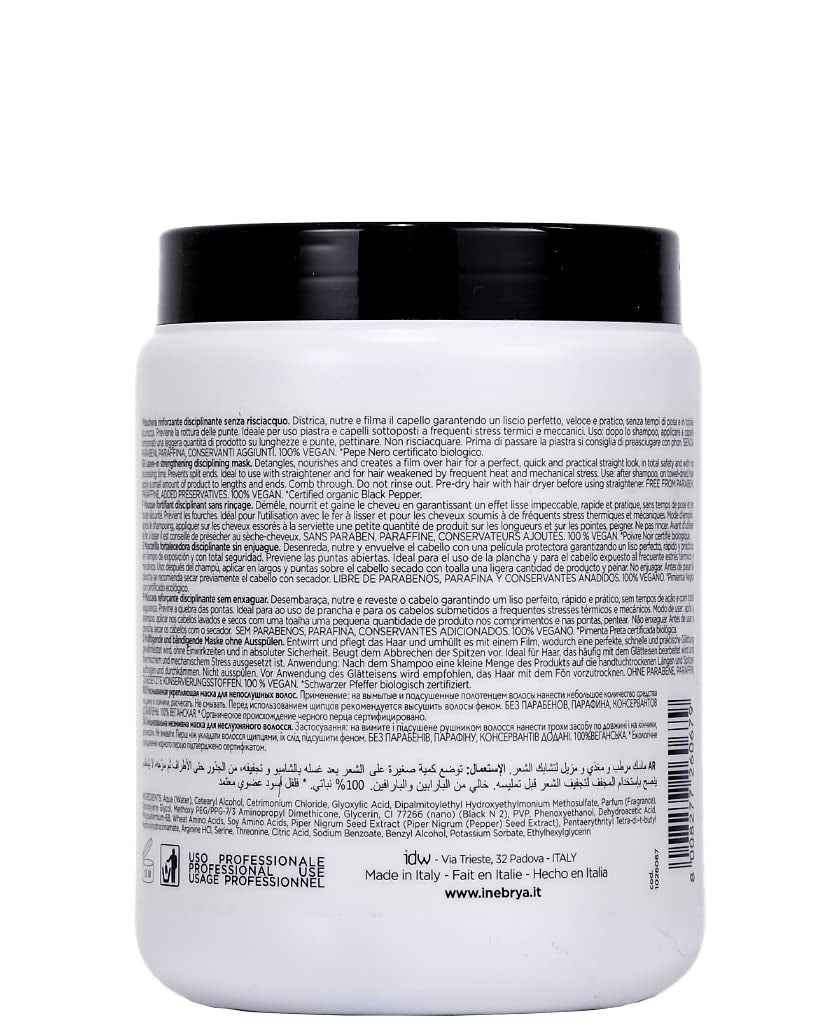 Mascarilla hierro pimienta negra 1000ml Naty Shop mascarilla capilar