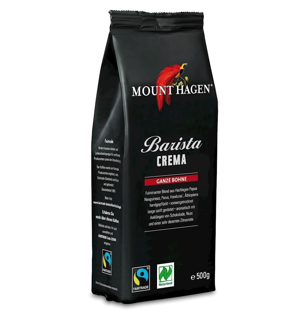 Café Barista Crema En Grano Bio FT Naturland 500g