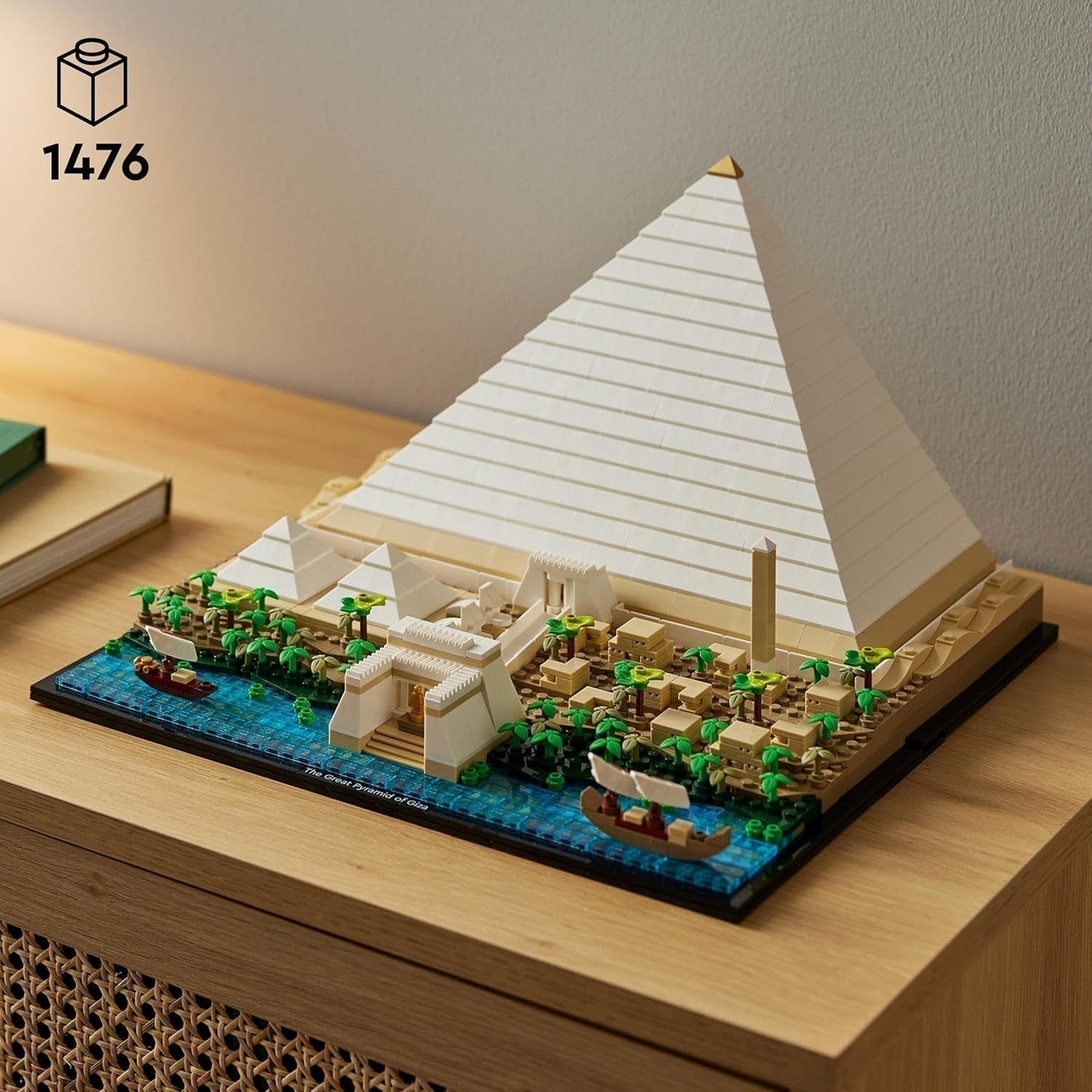LEGO 21058 Architecture La Pirámide de Keops Kit de construcción para manualidades como pasatiempo creativo, idea de regalo para adultos, hombres, mujeres, madre, padre, actividad creativa, colección de monumentos famosos Juegos de construcción Besuche den LEGO-Store