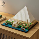 LEGO 21058 Architecture La Pirámide de Keops Kit de construcción para manualidades como pasatiempo creativo, idea de regalo para adultos, hombres, mujeres, madre, padre, actividad creativa, colección de monumentos famosos Juegos de construcción Besuche den LEGO-Store