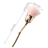 Nail Art Staubpinsel para manicura Rose Kopfbürste,Nagel Kunst Staub Entferner Pinsel,Make-Up-Pinsel Weich,Zubehör Nagel Werkzeuge