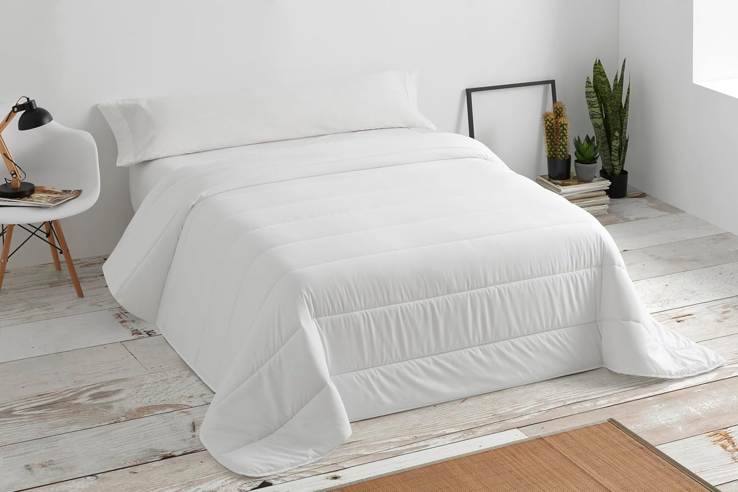 Degrees Home - 4 Estaciones - Edredón Nórdico, 180 Cm, 2 Edredones. Invierno: Fibras 270 G/M2; Edredones y edredones Verano 170 Gr/M2-260X240 Cm Tienda Naty
