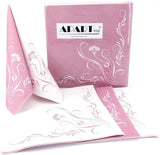 Appartina Elegantia Servilletas Airlaid Tipo Tela 40X40 Cm, Servilleta de Boda de Alta Calidad, Servilletas de Boda Tipo Tela Servilletas Desechables para Diversas Ocasiones (Rosa Oscuro)