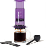AeroPress Original Cafetera y Espresso, Cafetera Portátil Nivel Barista con Cámara, Émbolo y Filtros, Cafetera Rápida y Espresso