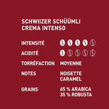 Schwiizer Schüümli Intenso, cápsula, café molido 1kg - Intensidad 4/5 - Certificado UTZ (paquete de 4)