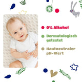 Toallitas húmedas Kindii Natural Balance para bebés - (1 x 60 uds.) Toallitas húmedas para bebés y niños - Protectoras, Aloe Vera, Fragancia delicada - 60 uds.
