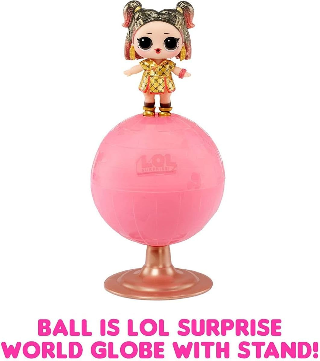Jajaja ¡Sorpresa! World Travel Tots - Muñeca de moda con 8 sorpresas - Mensaje secreto, moda, accesorios y más - Coleccionable, surtido aleatorio - Regalo para niños de 4 años en adelante